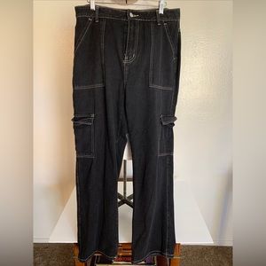 SHEIN Black Cargo Pants Size Xl Preowned